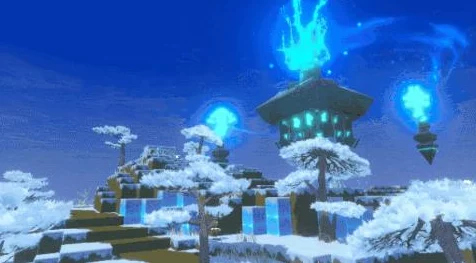 我的起源游戏场景震撼曝光：探索雪山之巅，揭秘神秘天池之地